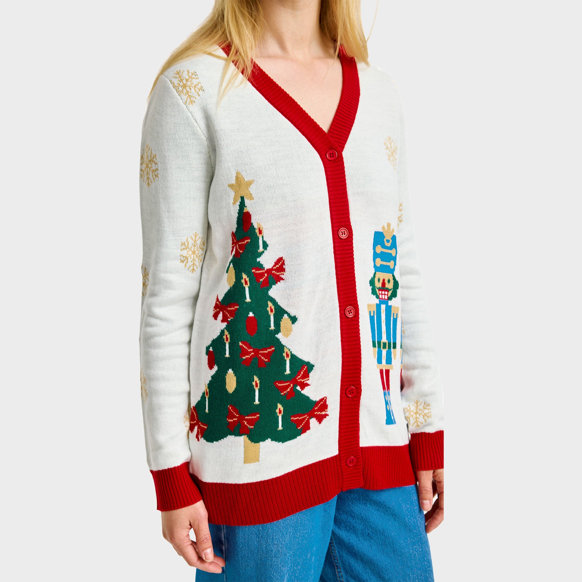 The Nutcracker julecardigan - Dame